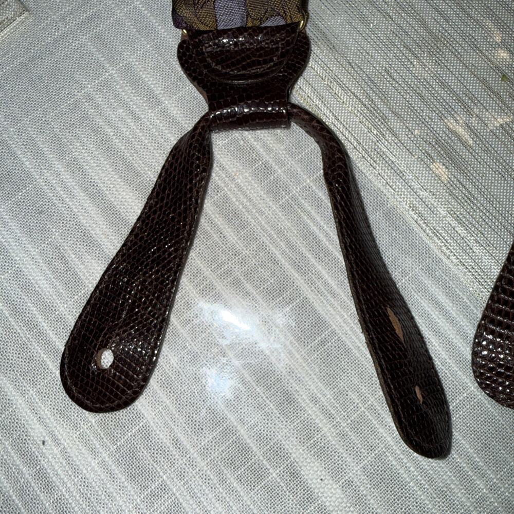 Trafalgar Limited Edition Men Silk suspenders braces Saint Angel - Picture 6 of 12